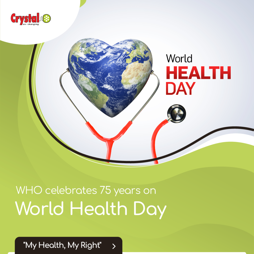 World Health Day 2024 celebrates the WHO for 75 years - Crystal EV Charging